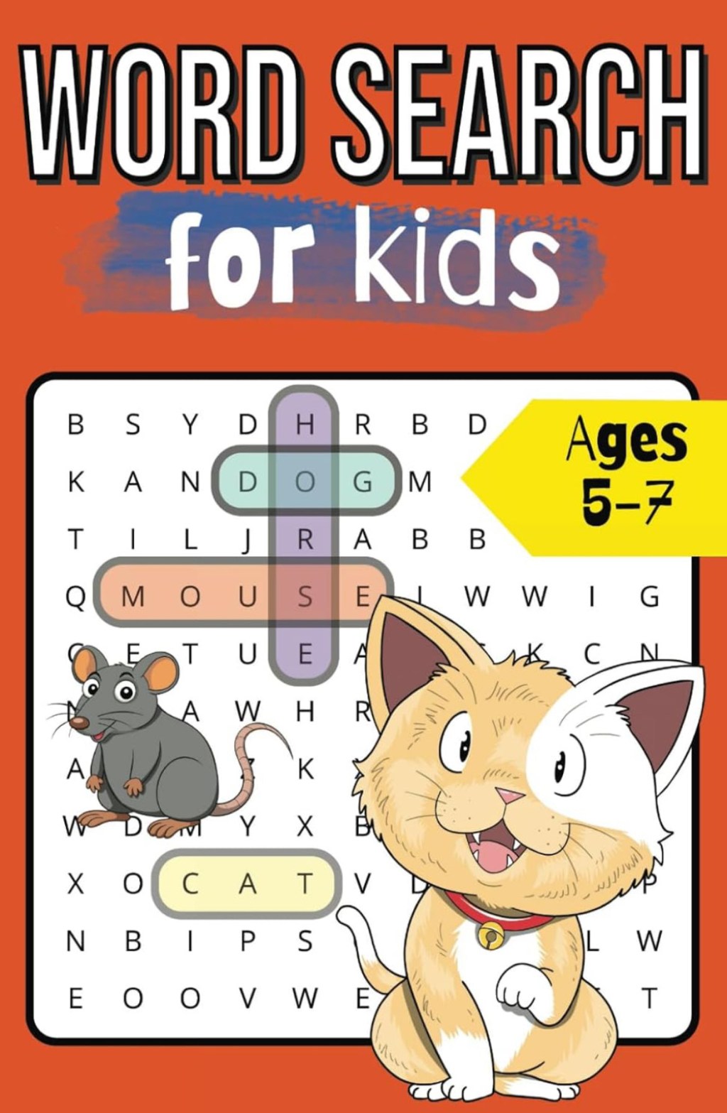 Word Search Book for Kids Age 5 – 7  