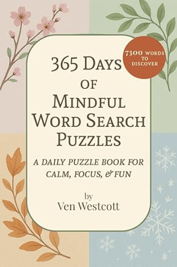 365 Days of Mindful Word Search&nbsp;Puzzles